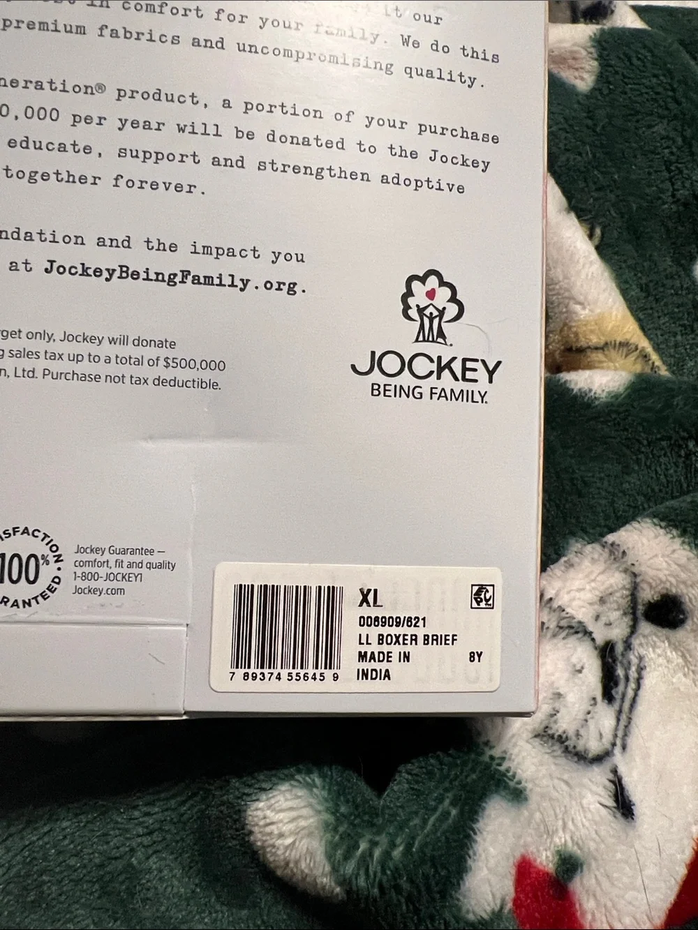 NWT JOCKEY 3pk active microfiber long-leg boxer briefs